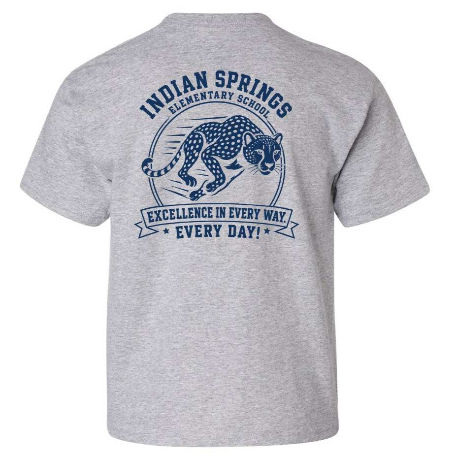 Indian Springs Grey Short Sleeve T-Shirt #3